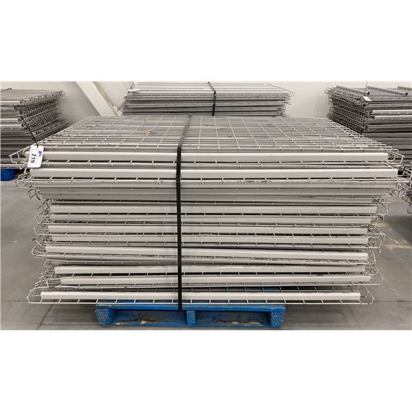 PALLET RACKING WIRE MESH DECKING PANELS 41" X 73" (APPROX. 40 PCS.)