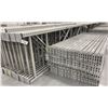 Image 2 : 14 BAYS GREY INDUSTRIAL PALLET RACKING (15) UPRIGHTS 144" X 42" AND (60) SIDE BEAMS