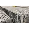 Image 3 : 14 BAYS GREY INDUSTRIAL PALLET RACKING (15) UPRIGHTS 144" X 42" AND (60) SIDE BEAMS