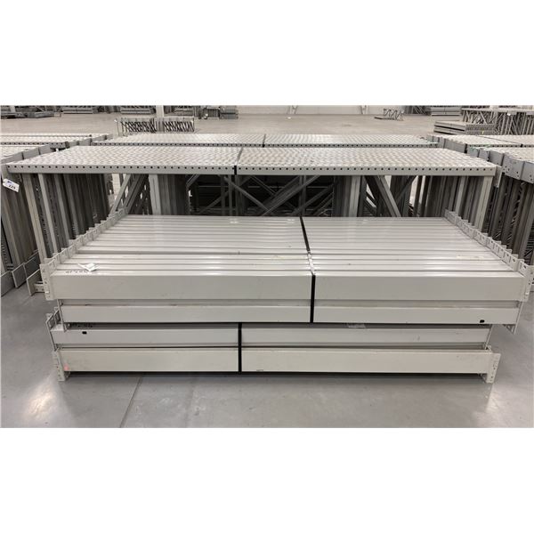 14 BAYS GREY INDUSTRIAL PALLET RACKING (15) UPRIGHTS 144