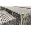 Image 3 : 14 BAYS GREY INDUSTRIAL PALLET RACKING (15) UPRIGHTS 144" X 42" AND (60) SIDE BEAMS