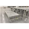 Image 2 : 4 BAYS GREY INDUSTRIAL PALLET RACKING (5) UPRIGHTS 144" X 42" AND (60) SIDE BEAMS