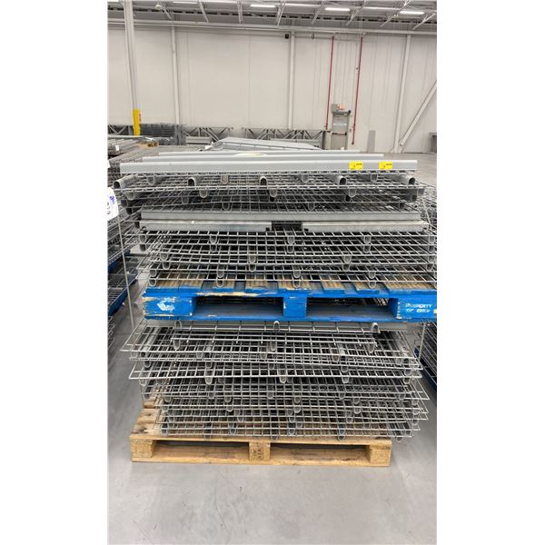 PALLET RACKING WIRE MESH DECKING PANELS MIXED 33  & 38  X 44  & 48  (APPROX. 30)