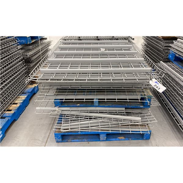 PALLET RACKING WIRE MESH DECKING PANELS 37" & 44" X 48" (APPROX. 20 PCS.)