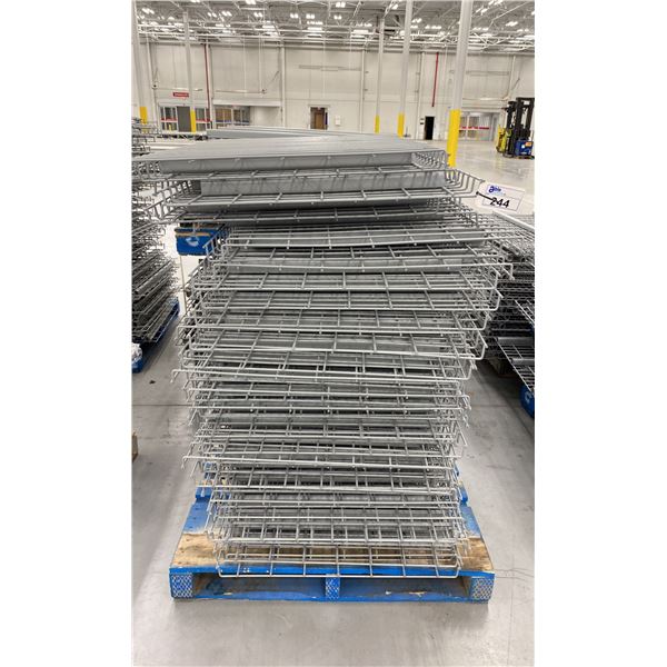 PALLET RACKING WIRE MESH DECKING PANELS 29  X 41  (APPROX. 40 PCS.)