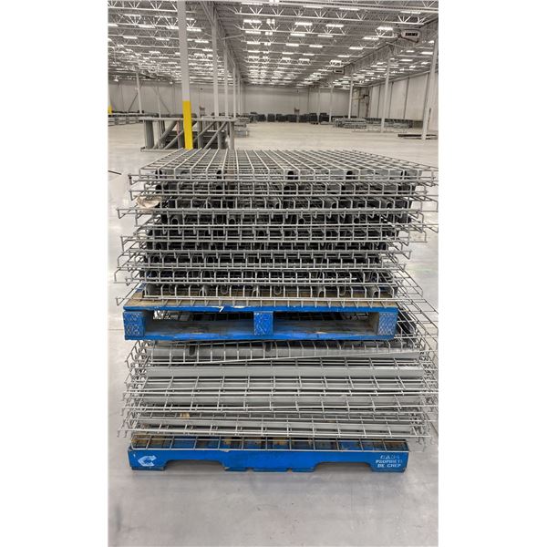 PALLET RACKING WIRE MESH DECKING PANELS 41  X 48  (APPROX. 30 PCS.)