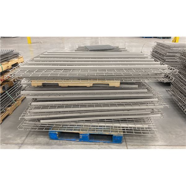 PALLET RACKING WIRE MESH DECKING PANELS 41  & 53   X 73  (APPROX. 30 PCS.)