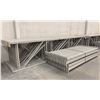 Image 2 : 14 BAYS GREY INDUSTRIAL PALLET RACKING (15) UPRIGHTS 192" X 42" AND (60) SIDE BEAMS