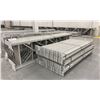 Image 2 : 14 BAYS GREY INDUSTRIAL PALLET RACKING (15) UPRIGHTS 144" X 34" AND (90) SIDE BEAMS