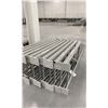 Image 2 : GROUP OF 10 GREY INDUSTRIAL PALLET RACKING 144" UPRIGHTS *NO SIDE BEAMS*