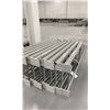 Image 2 : GROUP OF 10 GREY INDUSTRIAL PALLET RACKING 144" UPRIGHTS *NO SIDE BEAMS*