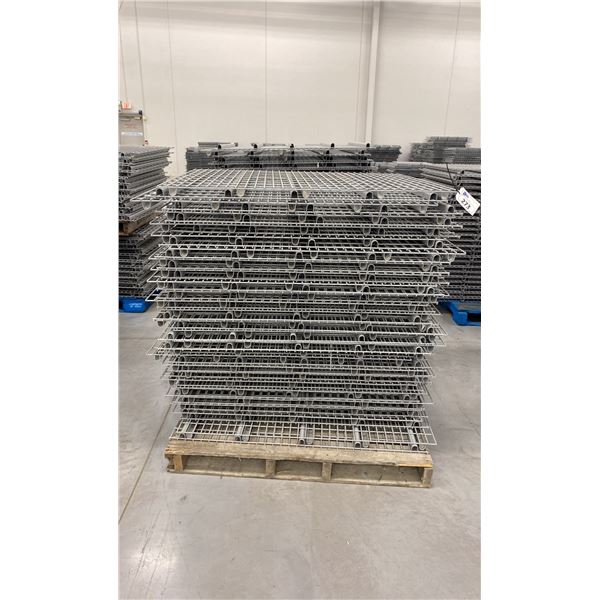 PALLET RACKING WIRE MESH DECKING PANELS 38  X 48  (APPROX. 50 PCS.)