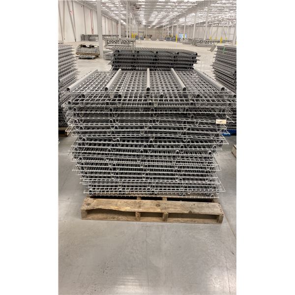 PALLET RACKING WIRE MESH DECKING PANELS 38  X 48  (APPROX. 40 PCS.)