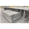 Image 2 : 14 BAYS GREY INDUSTRIAL PALLET RACKING (15) UPRIGHTS 144" X 42" AND (60) SIDE BEAMS