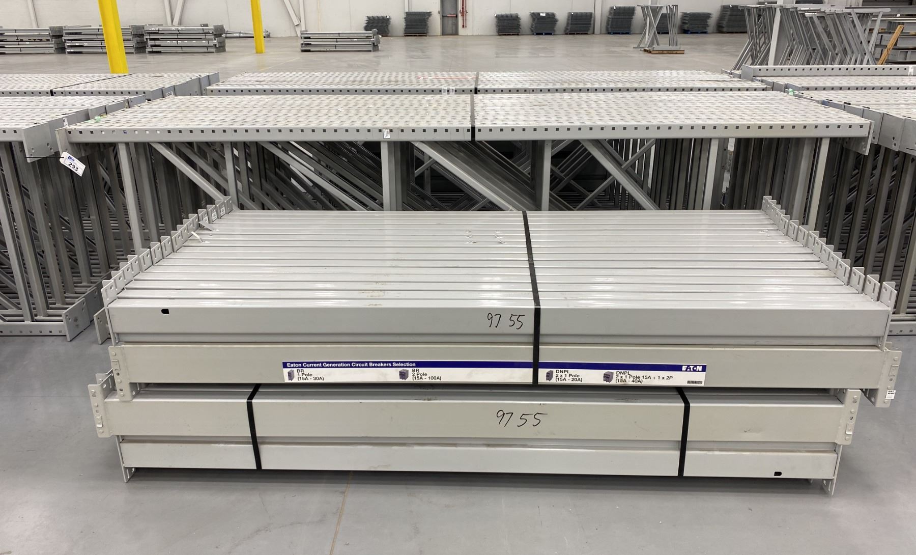 14 BAYS GREY INDUSTRIAL PALLET RACKING (15) UPRIGHTS 144