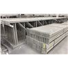 Image 2 : 14 BAYS GREY INDUSTRIAL PALLET RACKING (15) UPRIGHTS 144" X 42" AND (60) SIDE BEAMS