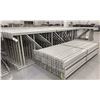 Image 2 : 14 BAYS GREY INDUSTRIAL PALLET RACKING (15) UPRIGHTS 144" X 42" AND (60) SIDE BEAMS