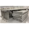 Image 2 : 16 BAYS GREY INDUSTRIAL PALLET RACKING (17) UPRIGHTS 192" X 48" AND (120) SIDE BEAMS