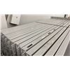 Image 2 : GROUP OF 30 GREY INDUSTRIAL PALLET RACKING SIDE BEAMS 97" X 2.5"