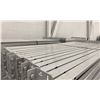 Image 2 : GROUP OF 30 GREY INDUSTRIAL PALLET RACKING SIDE BEAMS 97" X 2.5"