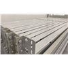 Image 2 : GROUP OF 30 GREY INDUSTRIAL PALLET RACKING SIDE BEAMS 97" X 2.5"