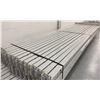 Image 2 : GROUP OF 30 GREY INDUSTRIAL PALLET RACKING SIDE BEAMS 148" X 3.5"