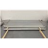 Image 2 : GROUP OF 28 GREY INDUSTRIAL PALLET RACKING SIDE BEAMS 97" X 3", (9) 102" X 3" AND