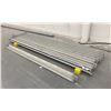 Image 3 : GROUP OF 28 GREY INDUSTRIAL PALLET RACKING SIDE BEAMS 97" X 3", (9) 102" X 3" AND