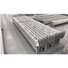 Image 2 : GROUP OF 22 GREY INDUSTRIAL PALLET RACKING SIDE BEAMS 102" X 5.5"