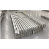 Image 2 : GROUP OF 32 GREY INDUSTRIAL PALLET RACKING SIDE BEAMS 97" X 2.5"