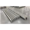 Image 2 : GROUP OF GREY INDUSTRIAL PALLET RACKING SIDE BEAMS  (4) 108" & (8) 97 X 3.5"