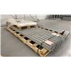 Image 2 : GROUP OF GREY INDUSTRIAL PALLET RACKING SIDE BEAMS (10) 102" X 3.5" AND