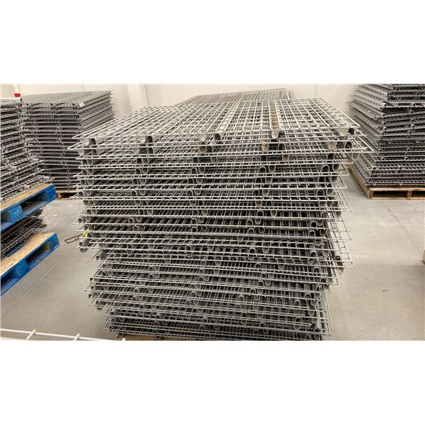 PALLET RACKING WIRE MESH DECKING PANELS 38  X 48  (APPROX. 50 PCS.)