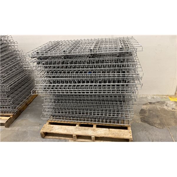 PALLET RACKING WIRE MESH DECKING PANELS 29  X 48  (APPROX. 50 PCS.)