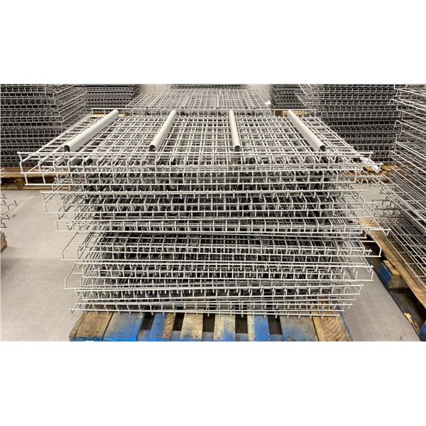 PALLET RACKING WIRE MESH DECKING PANELS 29" X 48" (APPROX. 30 PCS.)