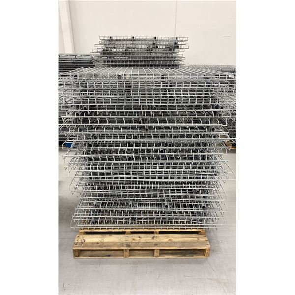 PALLET RACKING WIRE MESH DECKING PANELS 29" X 48" (APPROX. 50 PCS.)