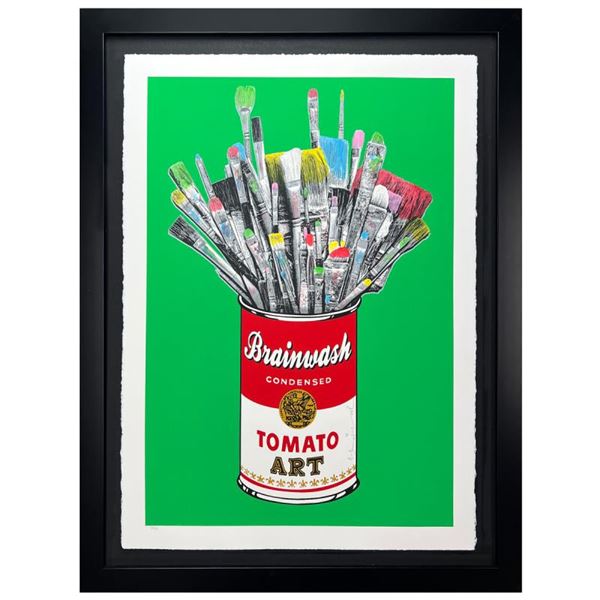 Mr Brainwash "Tomato Pop (Green)" Limited Edition Serigraph on Paper