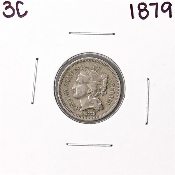 1879 Three Cent Nickel Coin