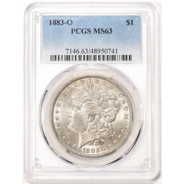 1883-O $1 Morgan Silver Dollar Coin PCGS MS63