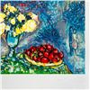 Image 2 : Chagall (1887-1985) "Fruits Et Fleurs Devant La Mer" Limited Edition Lithograph