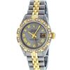 Image 2 : Rolex Ladies Two Tone Gray Diamond Datejust Wristwatch