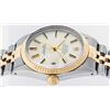 Image 8 : Rolex Men's Two Tone Silver Index Datejust Wristwatch