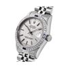 Image 3 : Rolex Midsize Stainless Steel Silver Index Sapphire and Diamond Datejust Wristwatch