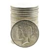 Image 1 : Roll of (20) Brilliant Uncirculated 1922 $1 Peace Silver Dollar Coins