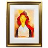 Image 1 : Amedeo Modigliani "Busto Di Regazza Seduta" Limited Edition Serigraph on Paper