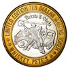 Image 1 : .999 Silver Whiskey Pete's Casino Jean, Nevada $10 Limited Edition Gaming Token