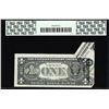 Image 2 : 1988A $1 Federal Reserve Note Preface/Overprint Fold over Error PCGS Extremely Fine 40