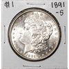 Image 1 : 1891-S $1 Morgan Silver Dollar Coin