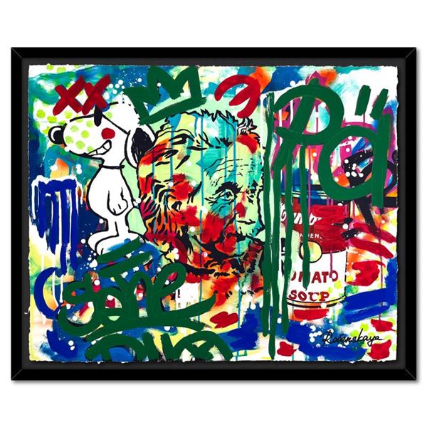 Nastya Rovenskaya "Great Ideas" Original Mixed Media on Paper