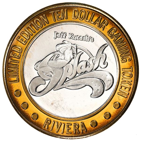 .999 Silver Riviera Hotel & Casino Las Vegas $10 Casino Limited Edition Gaming Token